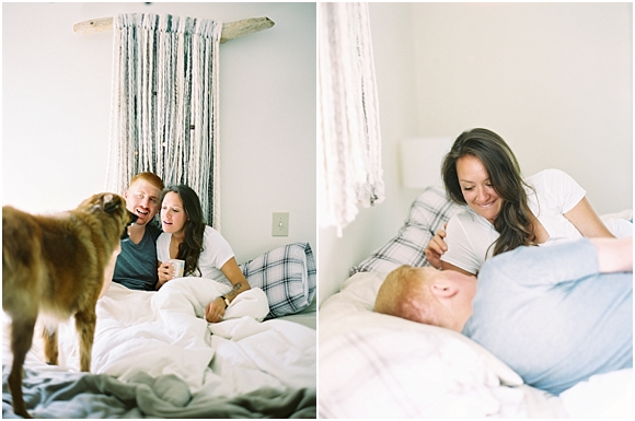 At home engagement session ideas