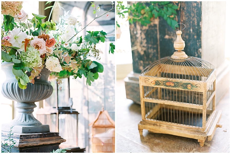 Bird Cage and Flowers © Bonnie Sen Photography