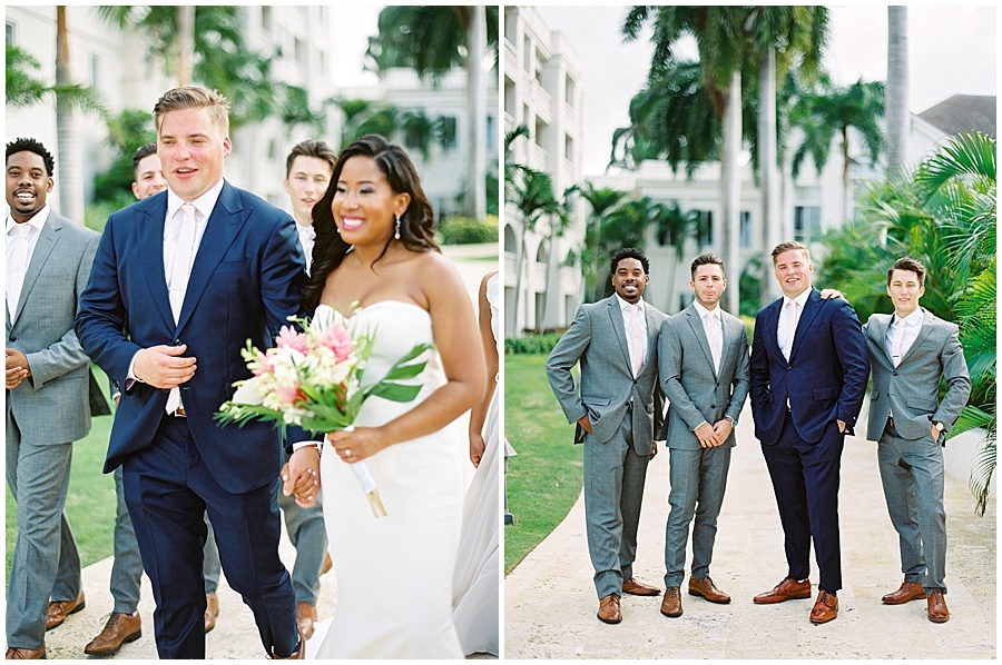 Tropical Destination Wedding Wedding Party Photos © Bonnie Sen Photography