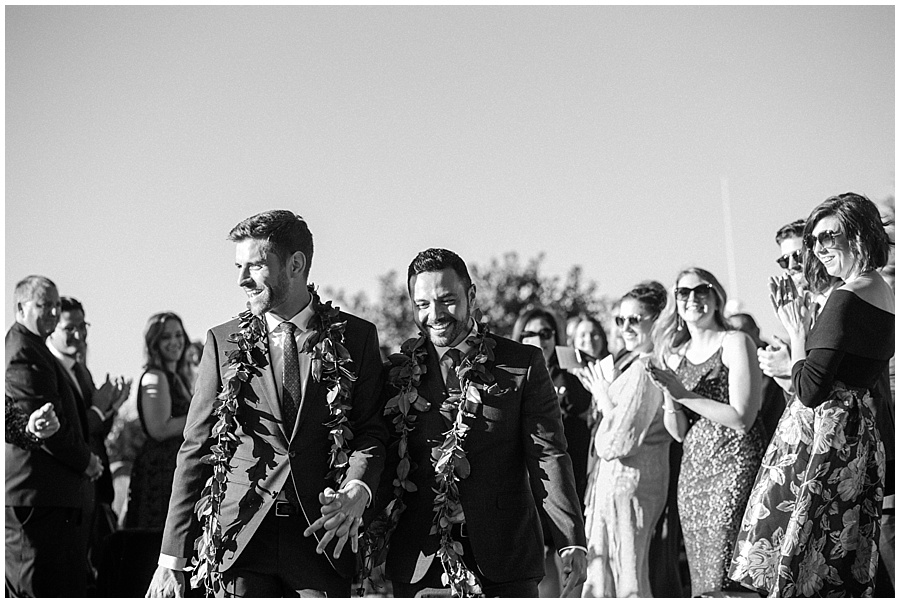California Same Sex Wedding Ceremony Just Married © Bonnie Sen Photography