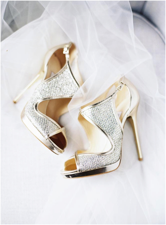 Pretty Wedding shoes Jimmy Choos St. Regis DC Wedding