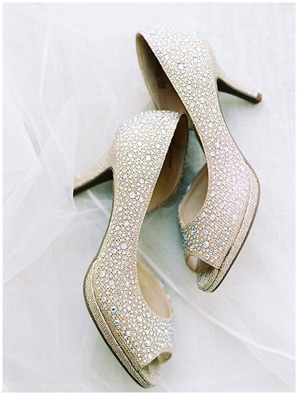 Wedding Shoes Inn at Perry Cabin Wedding St. Michaels Maryland © Bonnie Sen Photography