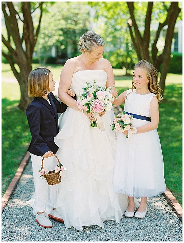 Flower Girl Outfits - Inn at Perry Cabin Wedding St. Michaels Maryland © Bonnie Sen Photography
