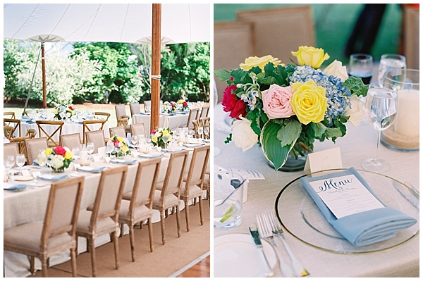 Neutral Tented Summer Wedding at the Inn at Perry Cabin St. Michaels Maryland © Bonnie Sen Photography