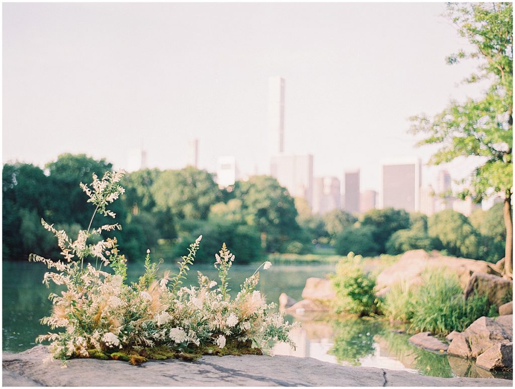 New York City Modern Wedding Shoot Central Park © Bonnie Sen Photography