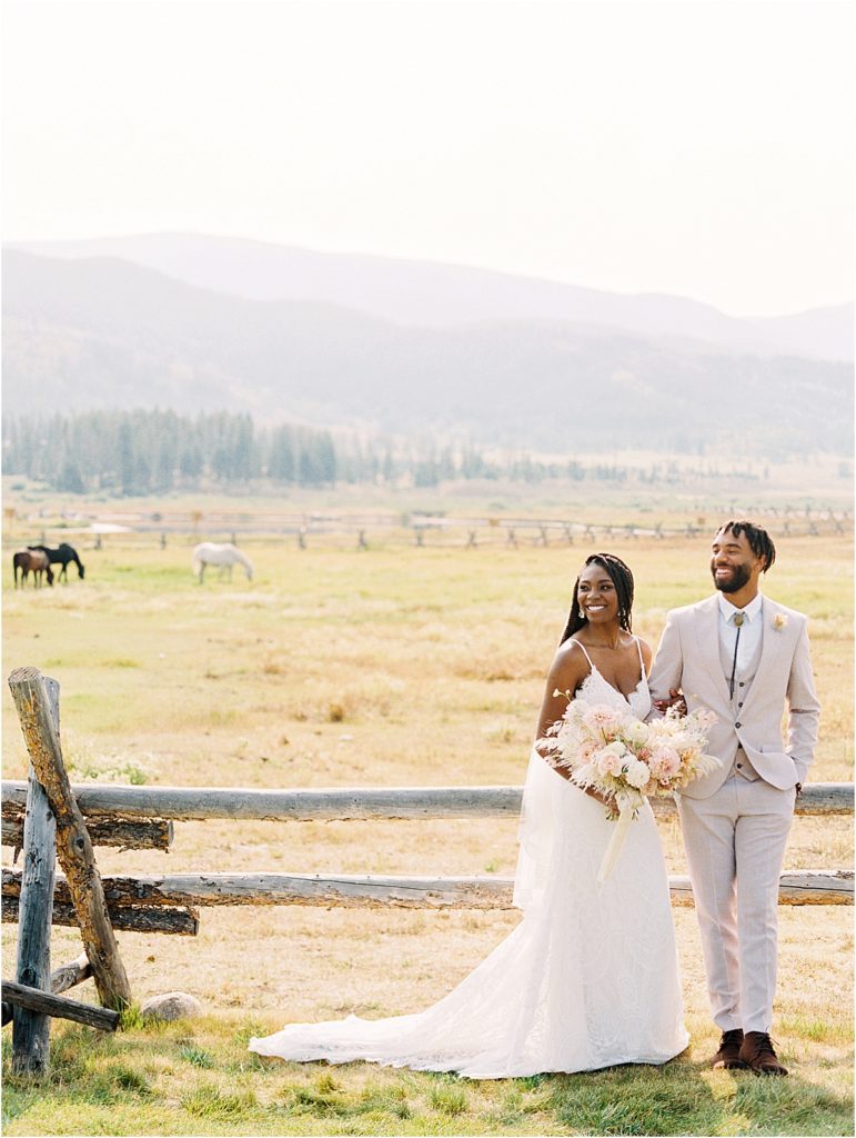 Colorado Ranch Wedding Rocky Mountain National Park © Bonnie Sen Photography