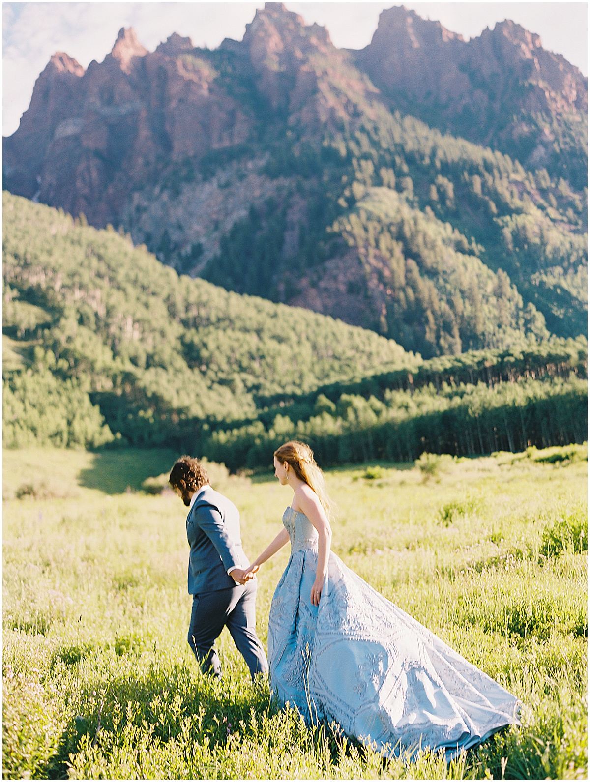 Aspen Colorado Wedding Photographer Maroon Bells © Bonnie Sen Photography